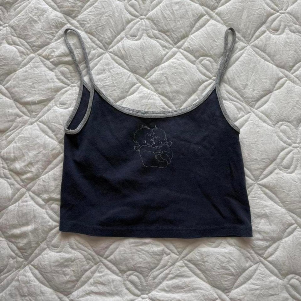 blue andโ grey angel Brandy Melville top